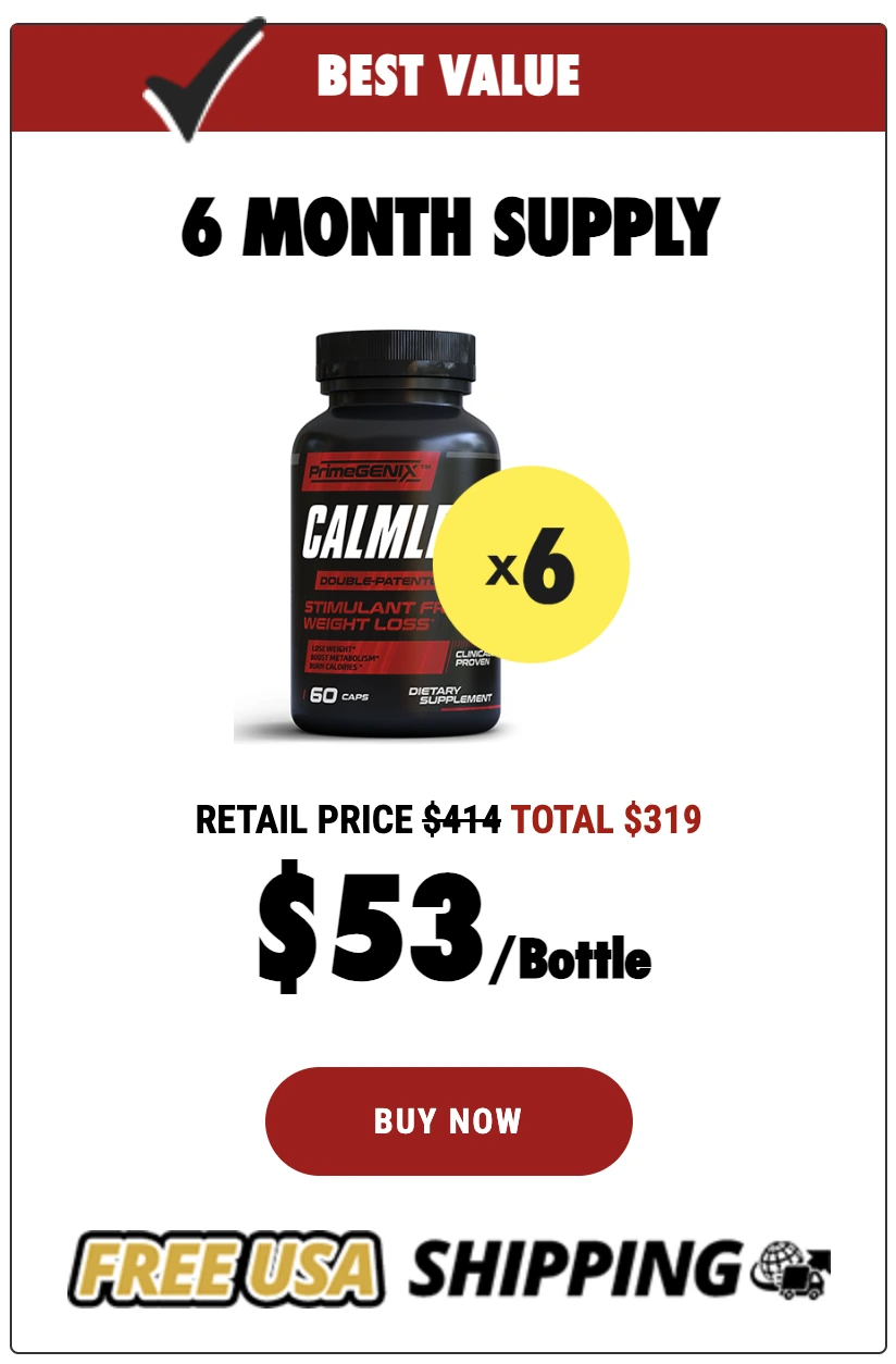 CalmLean order six bottles