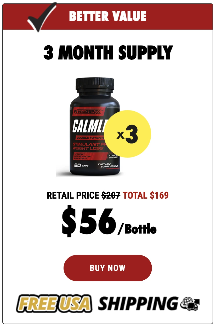 CalmLean order three bottles